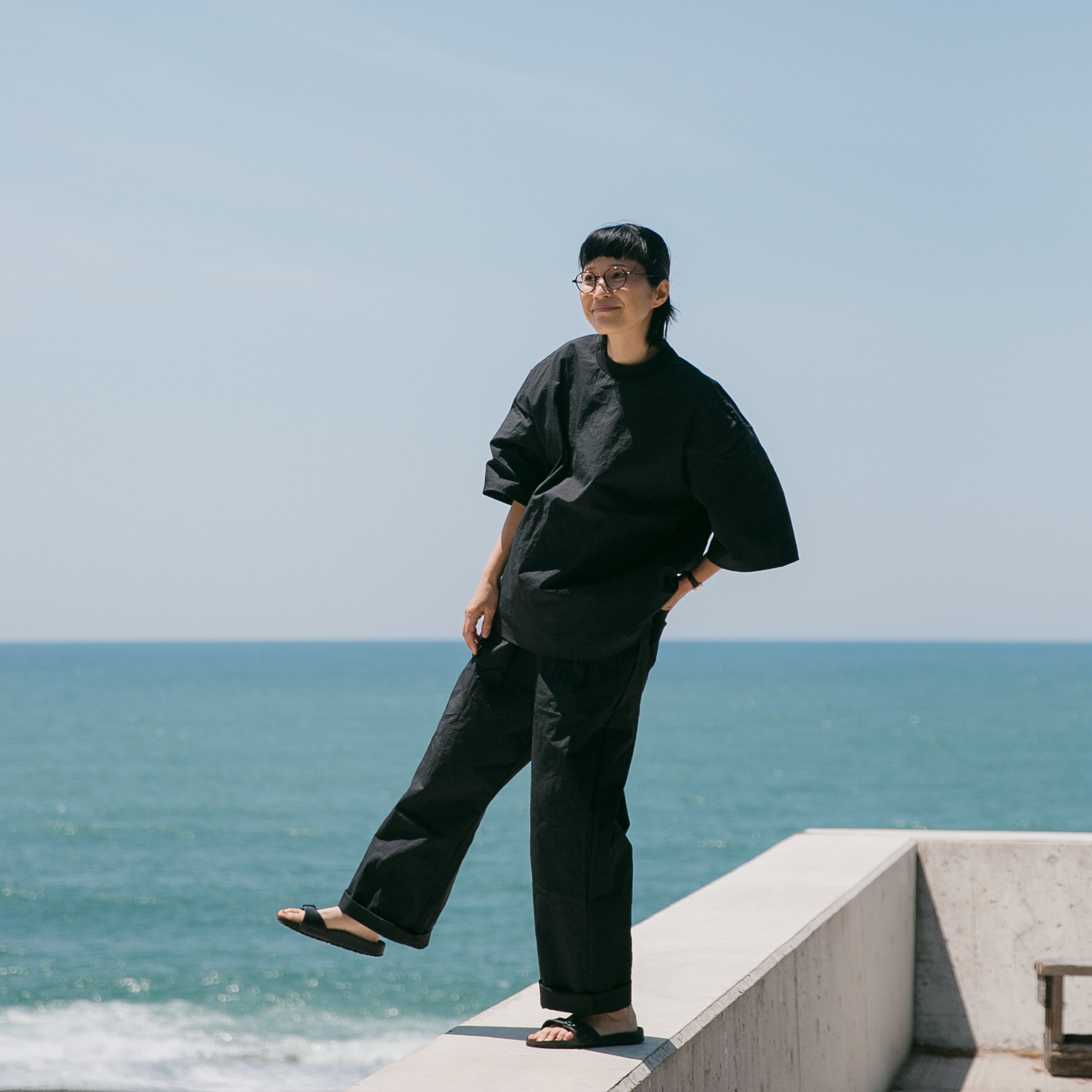 Relax semiwide pants<br>No.2608-N