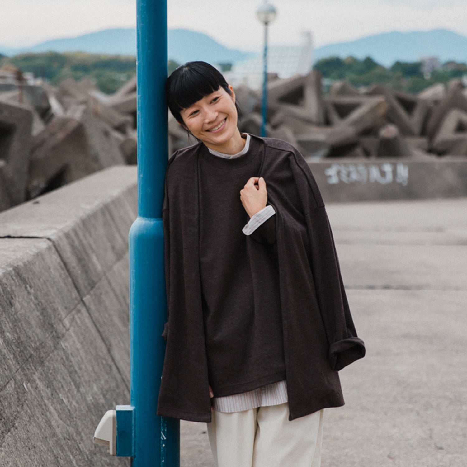 Wool<br>relax cardigan<br>No.2562N