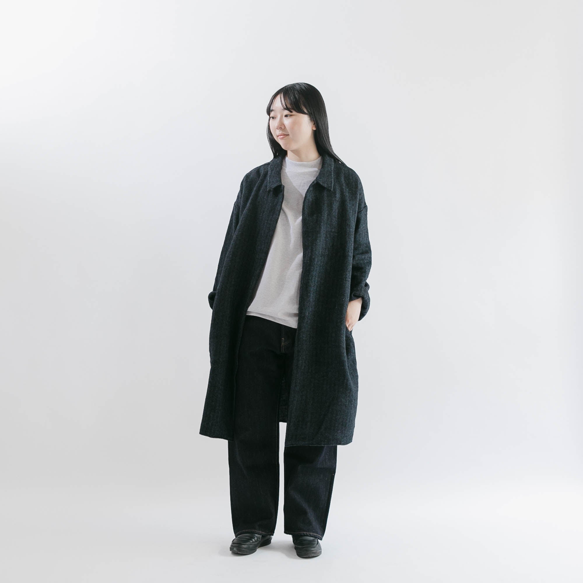 Herringbone<br> livery coat<br> soutien collar<br> No.2601