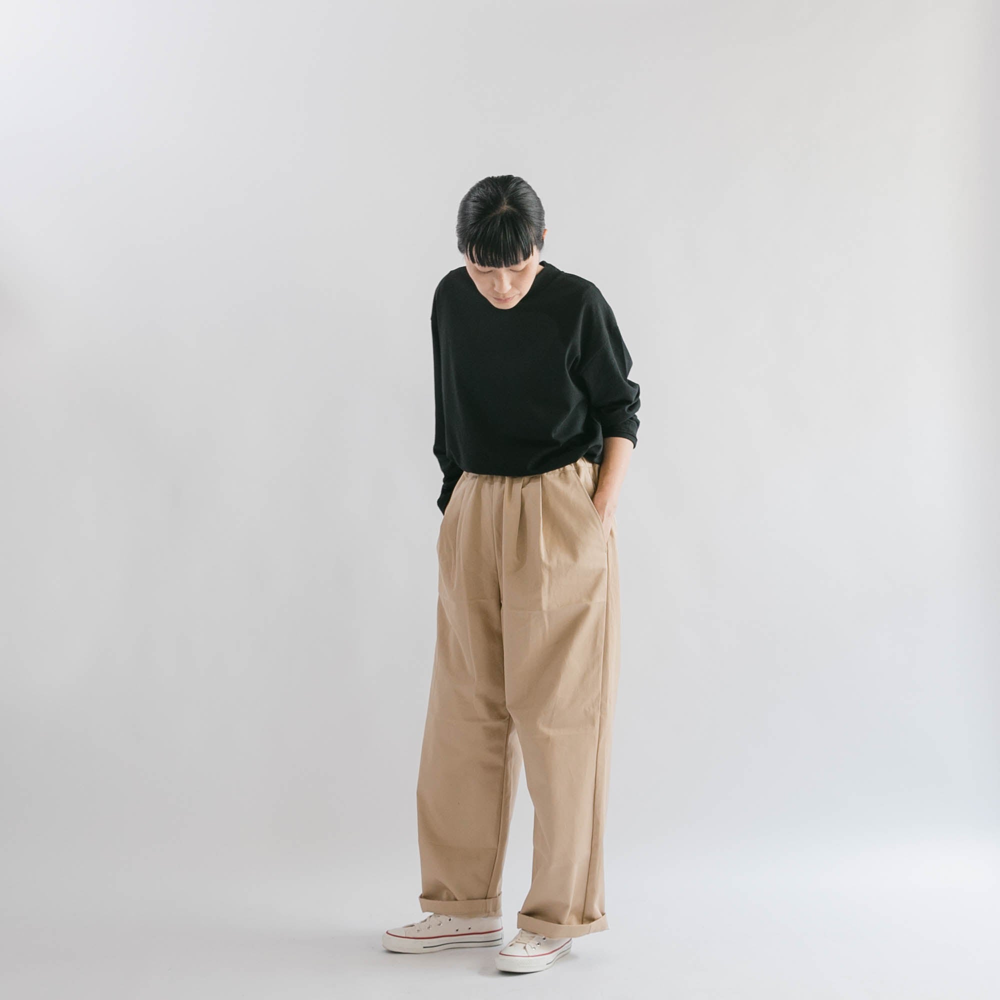 Chino relax semi-wide pants<br> No.2608