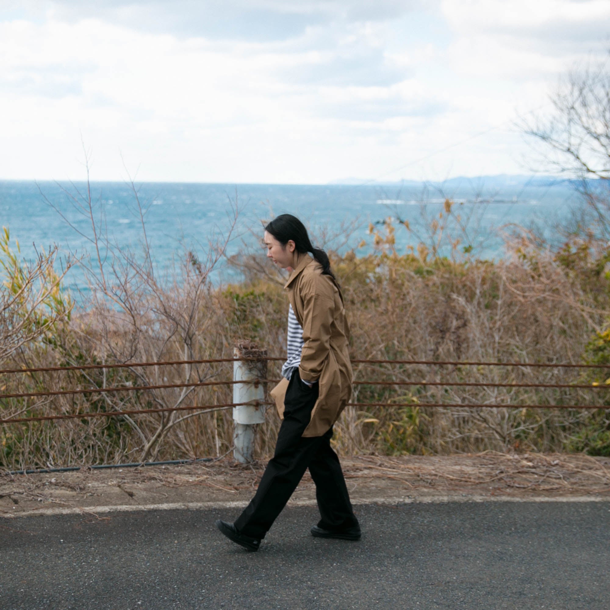 Chino relax semiwide pants<br>No.2608