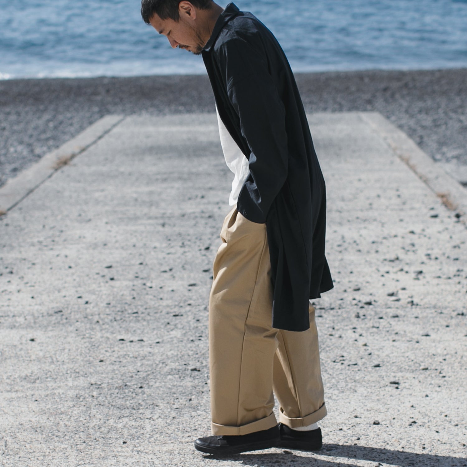 Chino relax semiwide pants No.2608