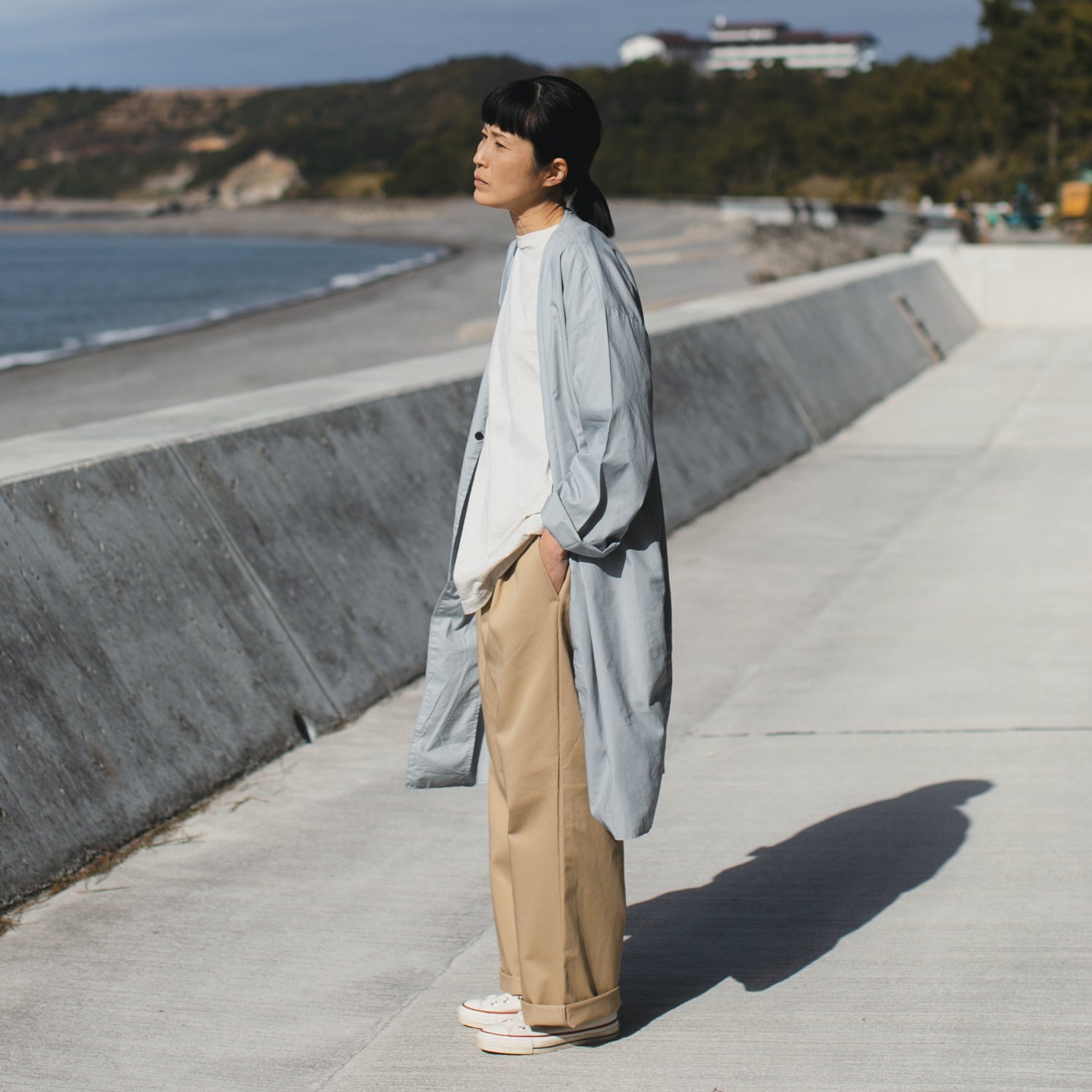 Chino relax semiwide pants<br>No.2608