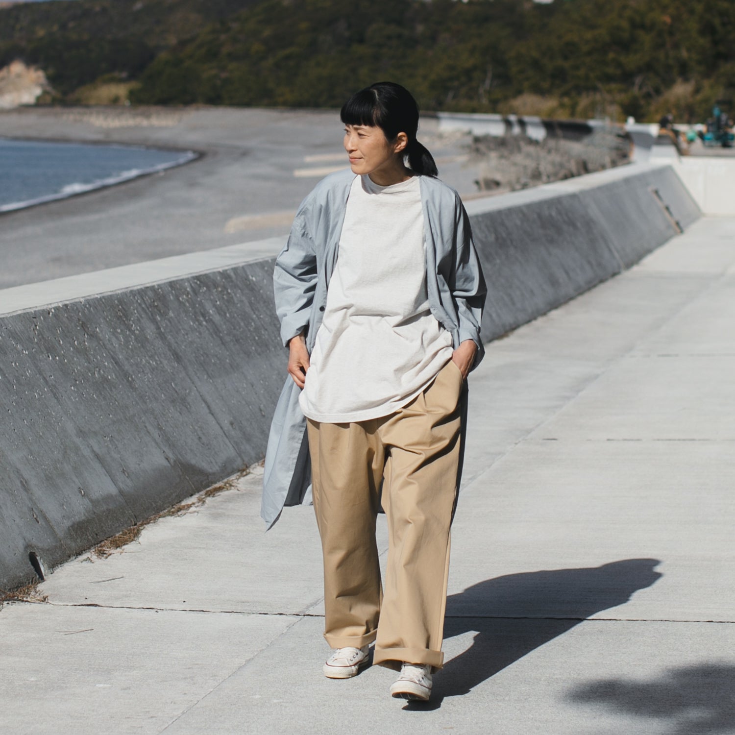 Chino relax semiwide pants<br>No.2608