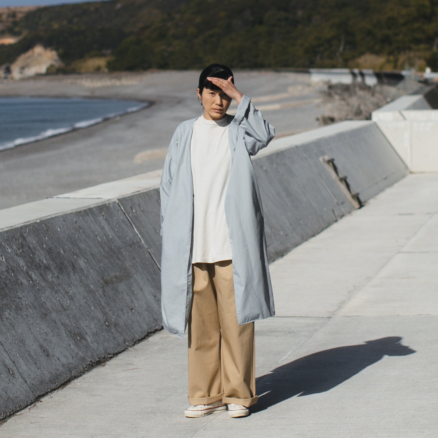 Chino relax semiwide pants<br>No.2608