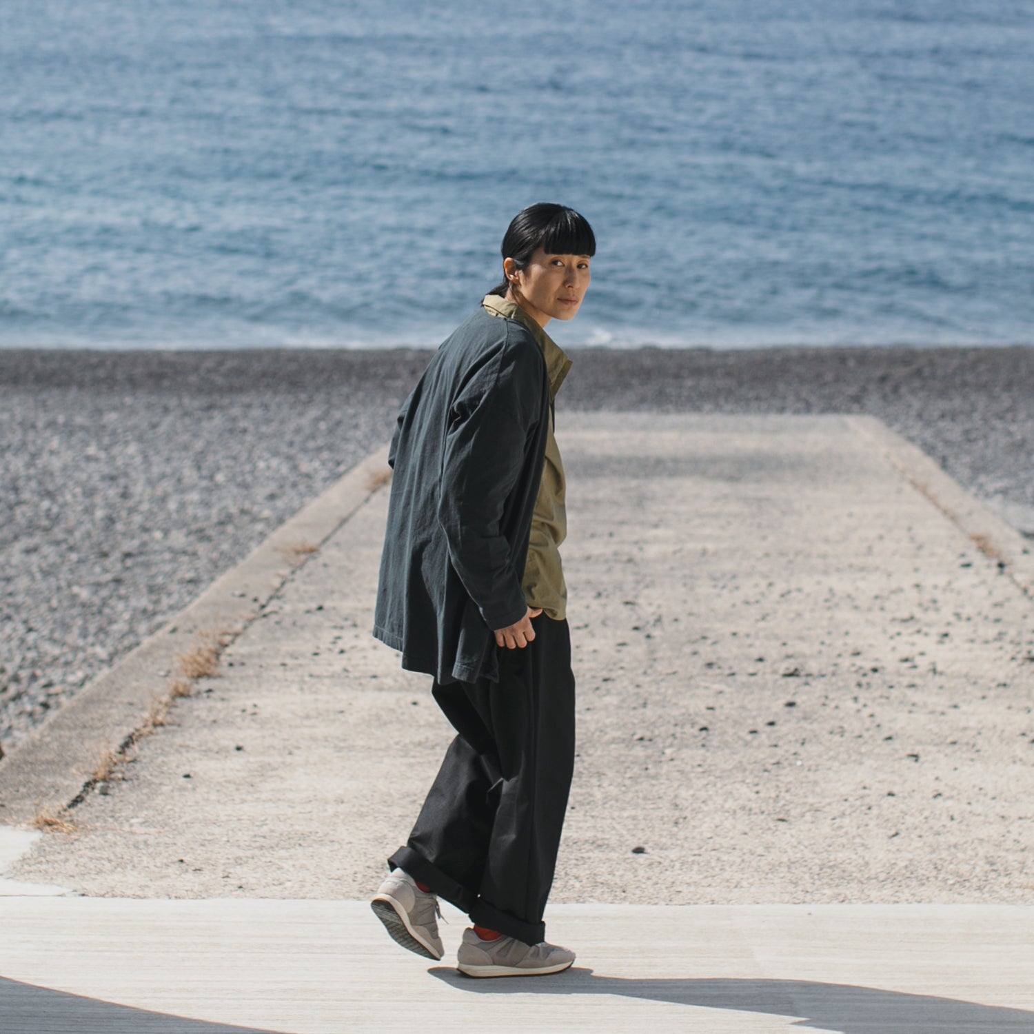 Chino relax semiwide pants<br>No.2608