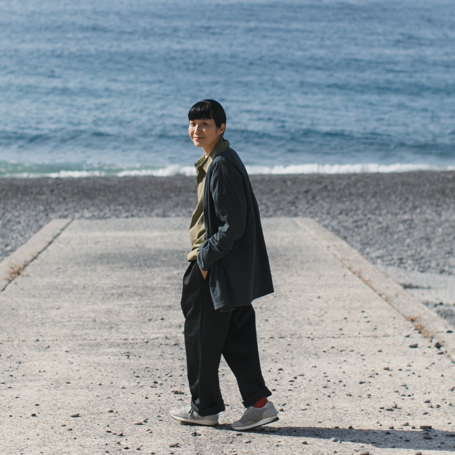 Chino relax semiwide pants<br>No.2608