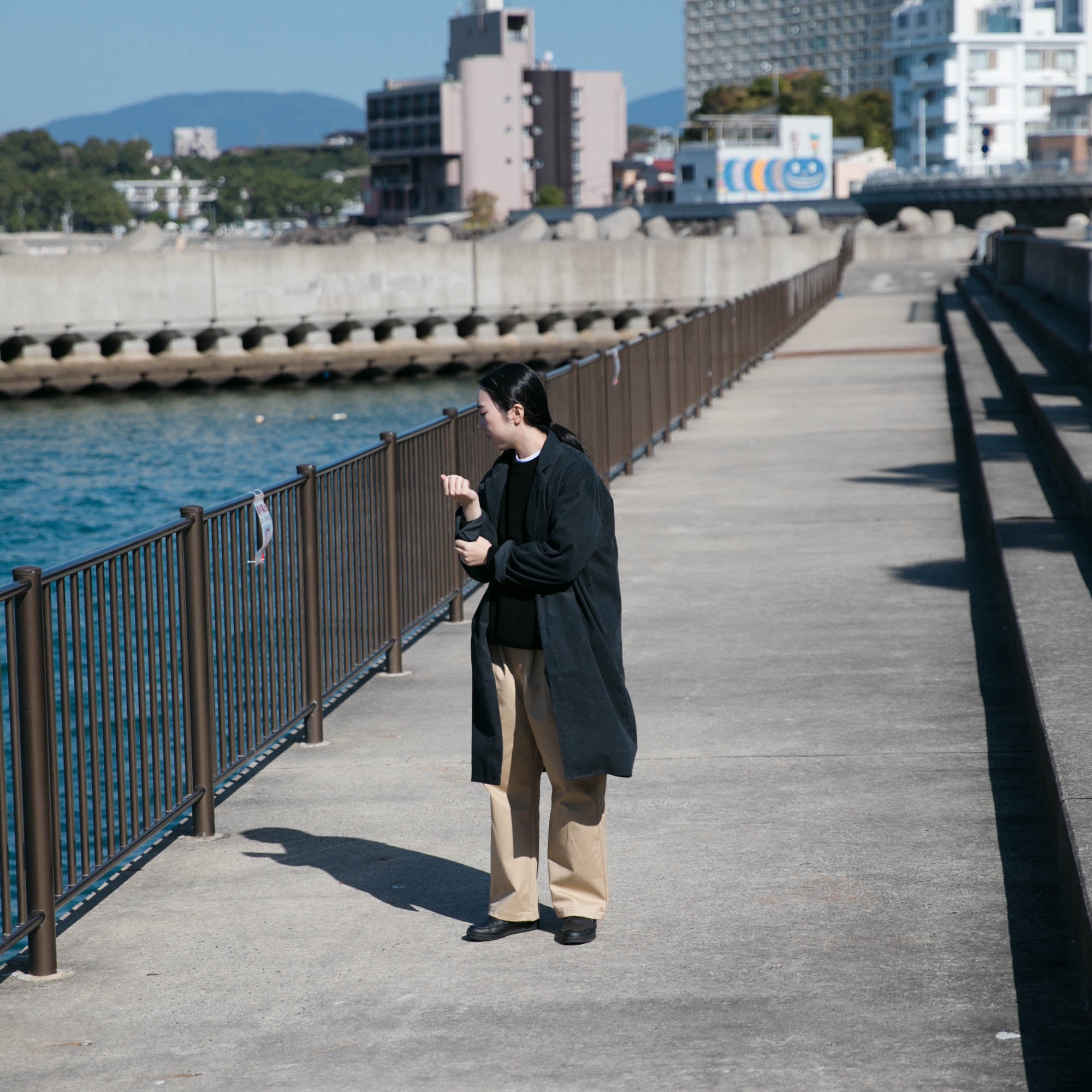 Corduroy<br> livery coat<br> tailored collar<br> No.2609