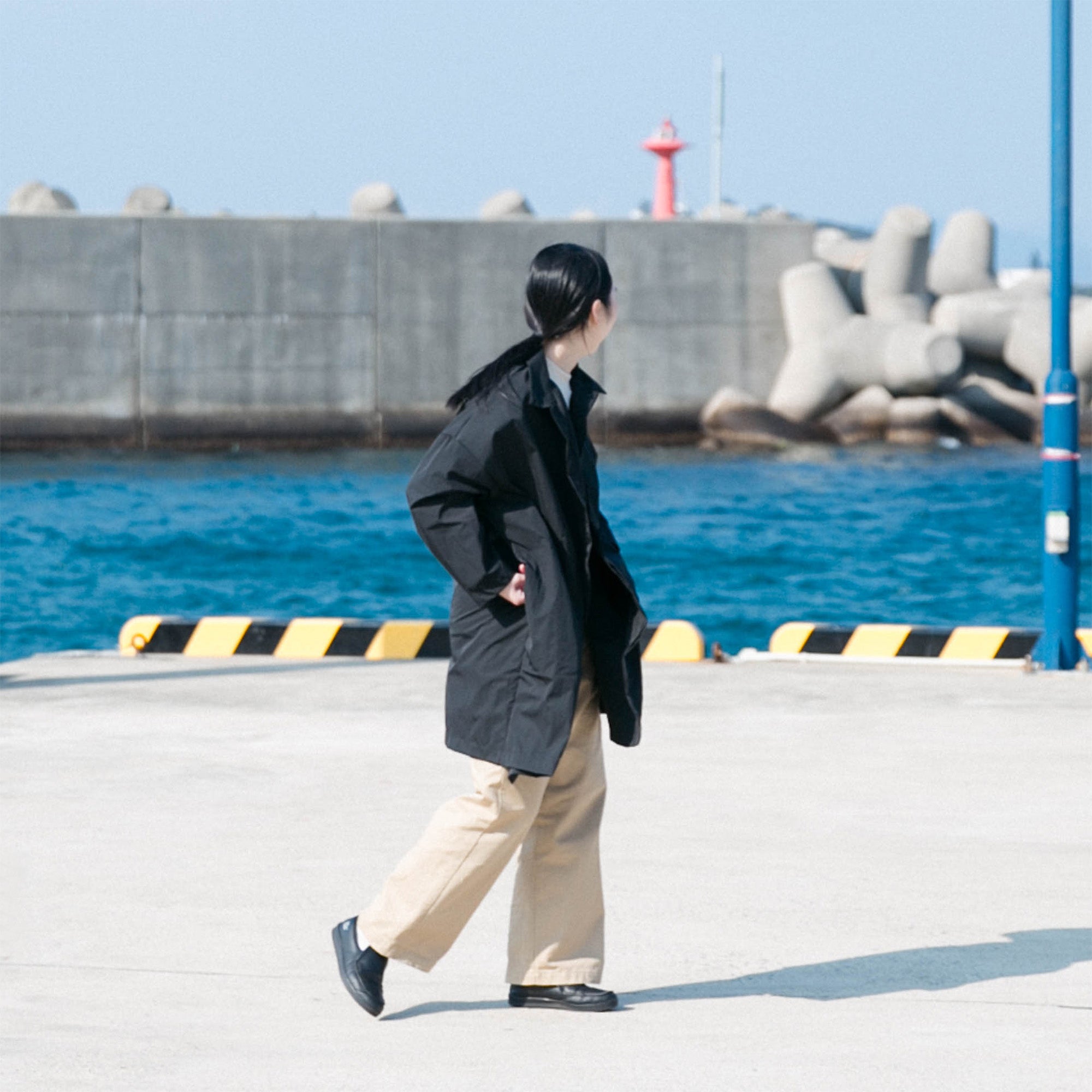 Nylon soutien collar<br>wide coat<br>No.2616