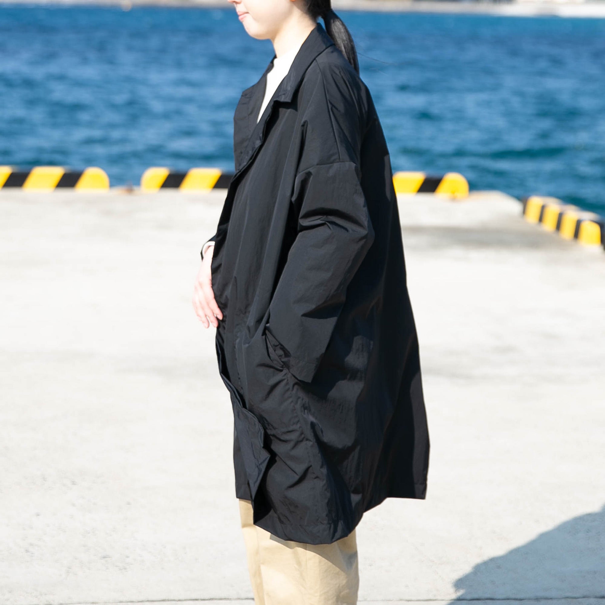 Nylon soutien collar<br>wide coat<br>No.2616