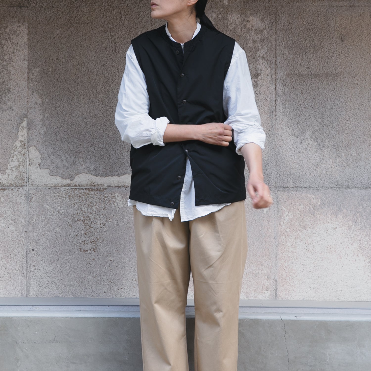 Nylon relax vest<br>No.2617