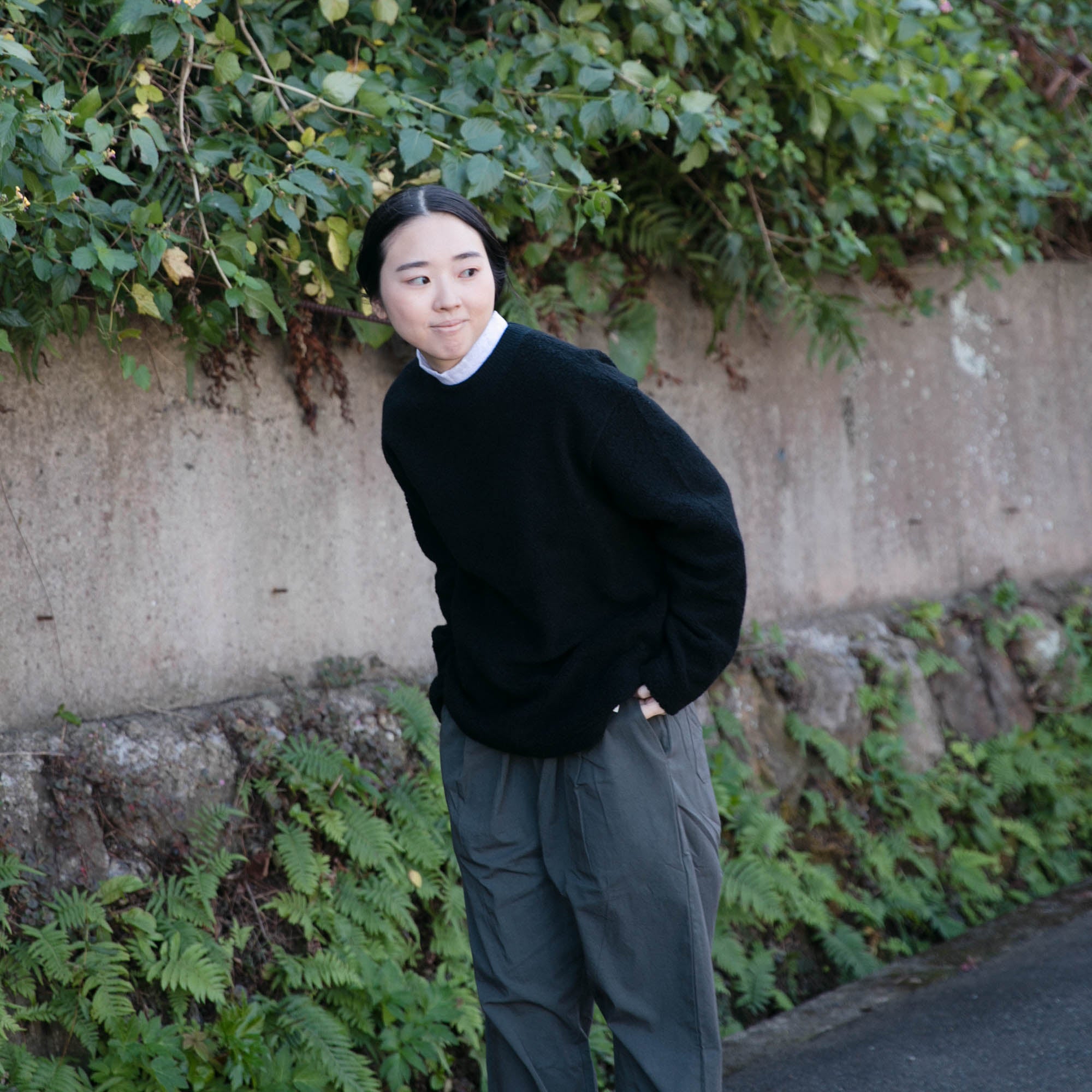 Wool pile<br>crew neck T-shirts<br>No.2618
