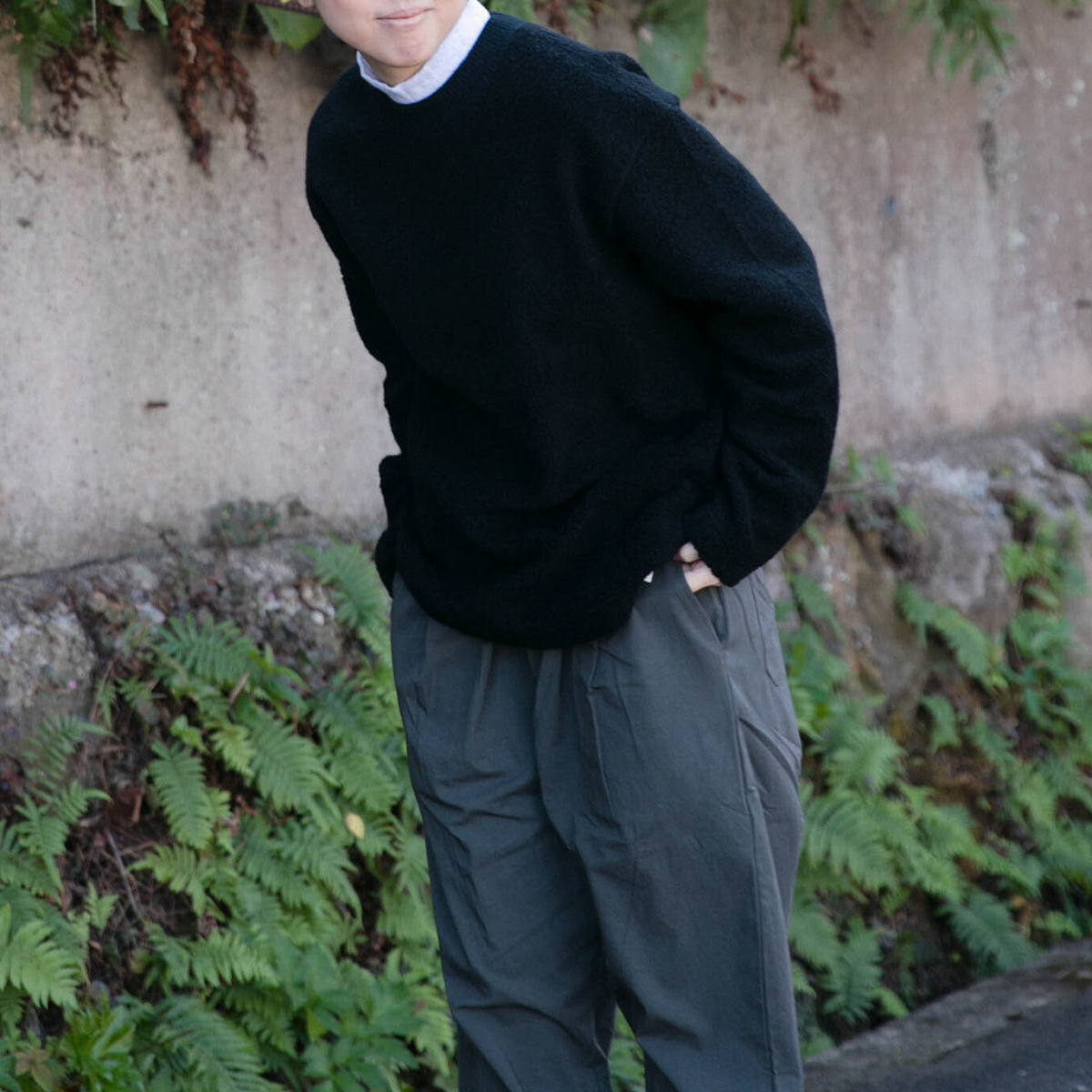 Wool pile<br>crew neck T-shirts<br>No.2618
