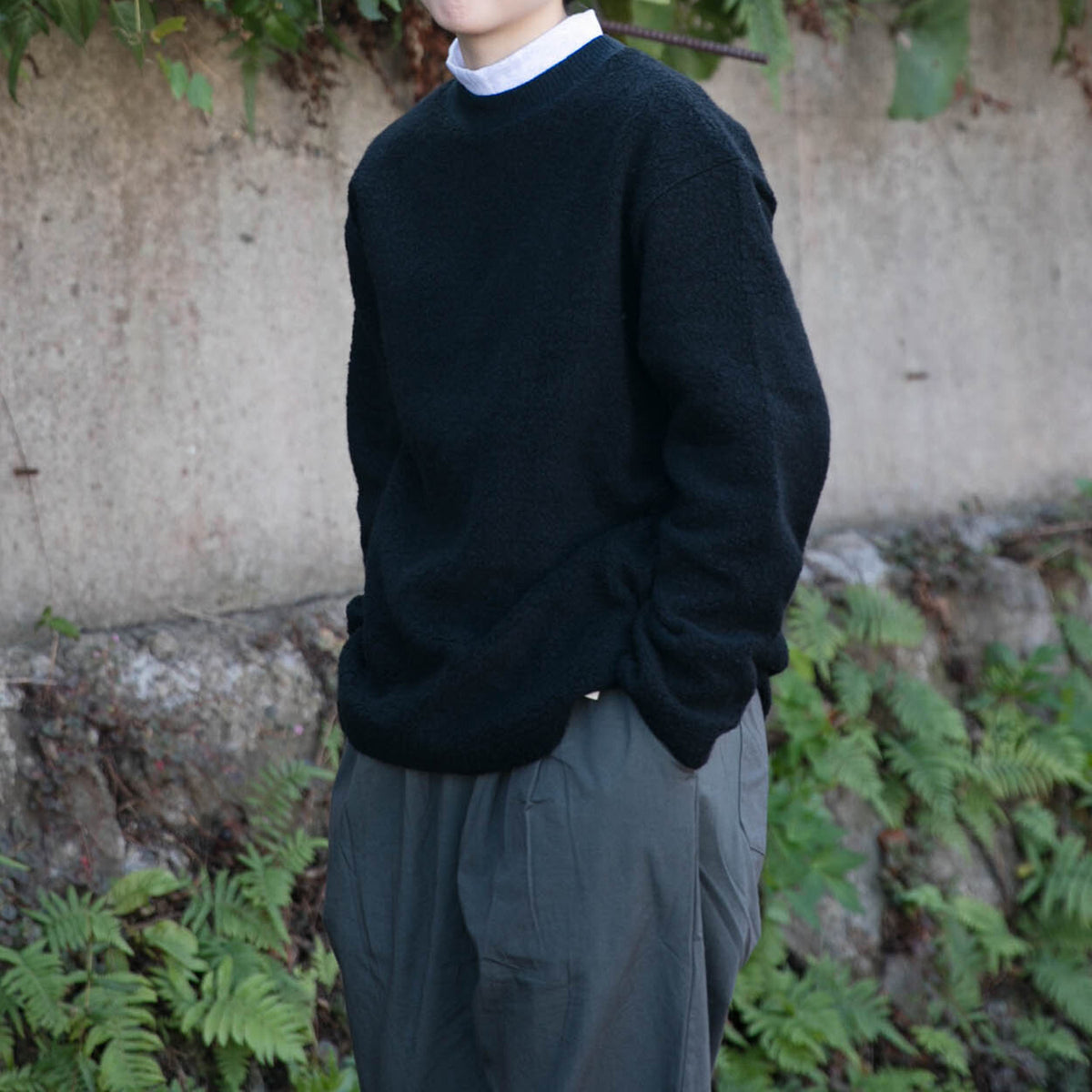 Wool pile<br>crew neck T-shirts<br>No.2618