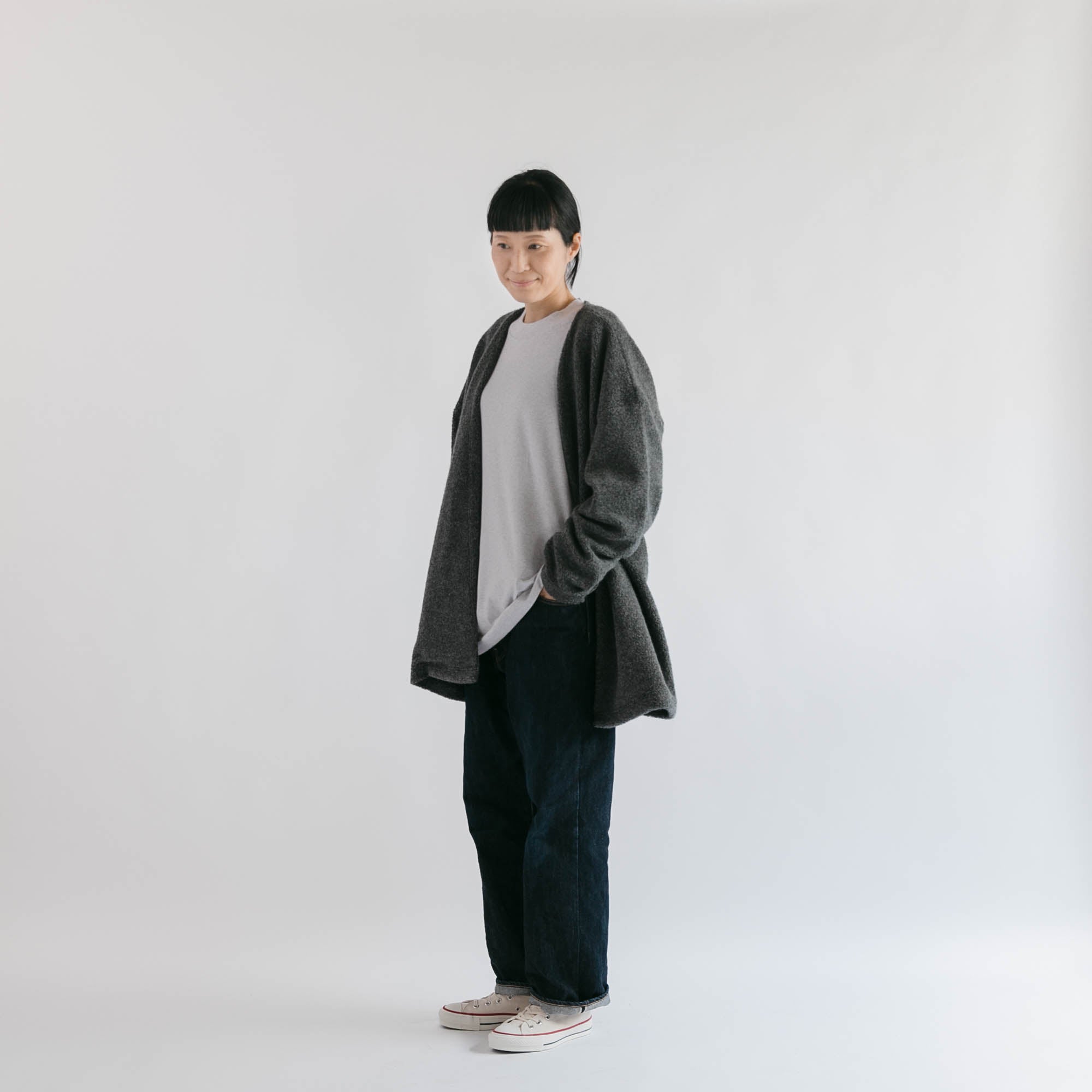 Wool pile<br> Relax Cardigan<br> No.2619