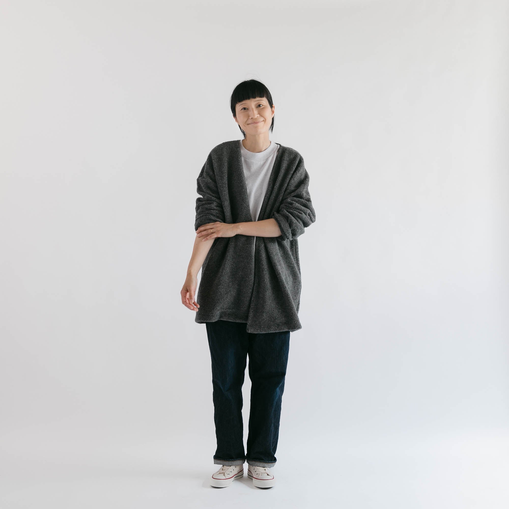 Wool pile<br> Relax Cardigan<br> No.2619