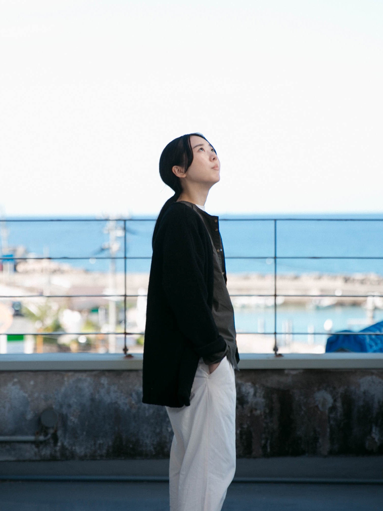 Wool pile<br>relax cardigan<br>No.2619