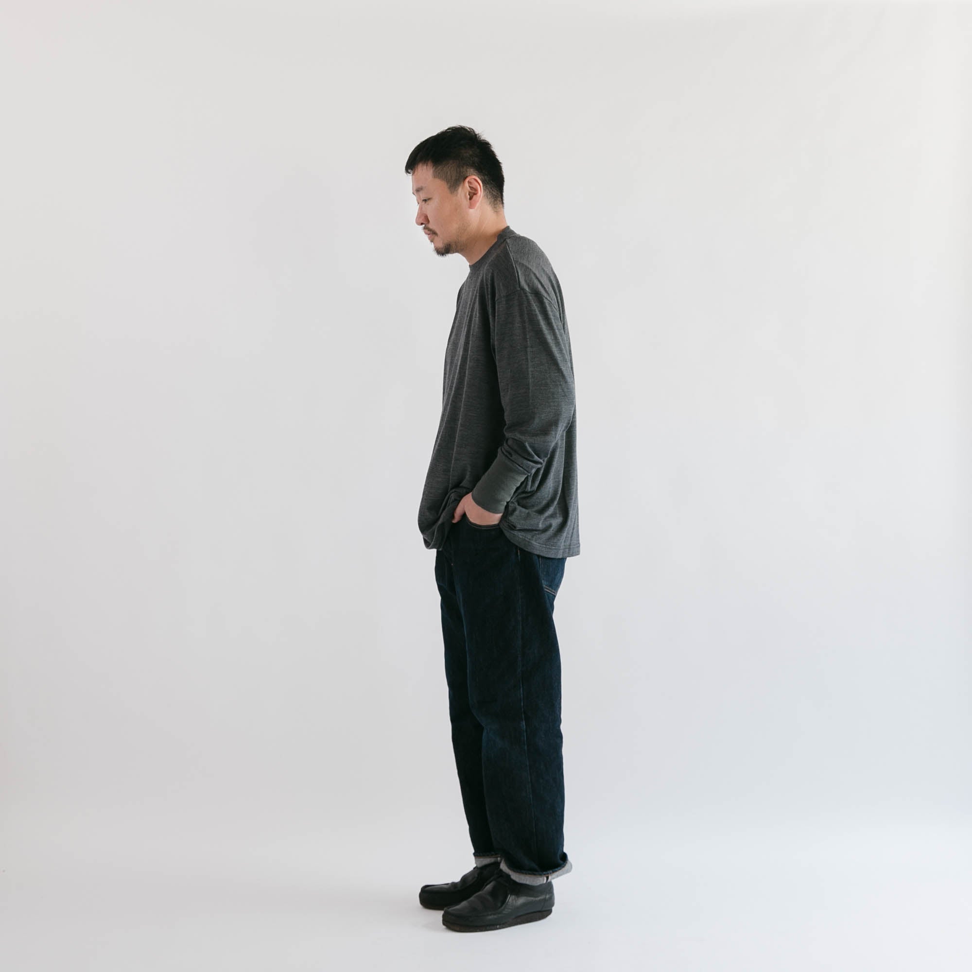 Merino wool<br> crew neck T-shirts<br> No.2622