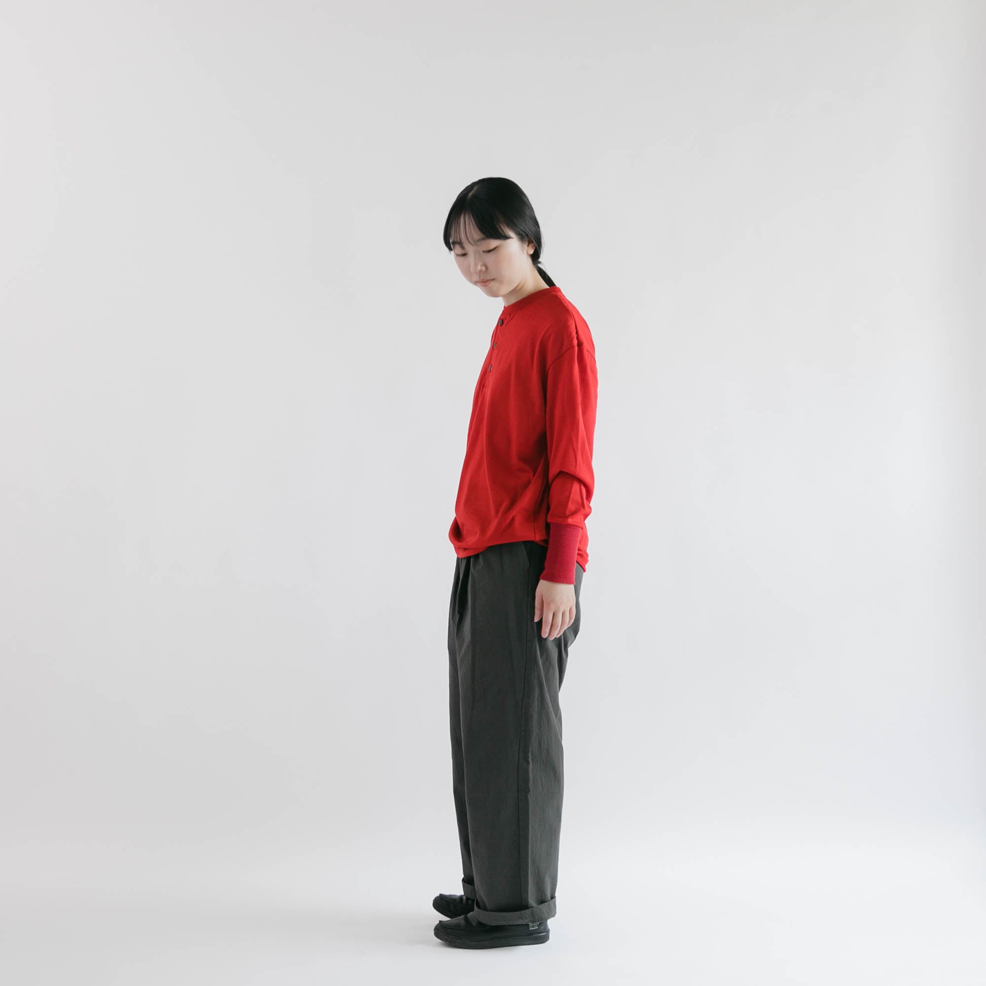 Merino wool<br> henley neck T-shirts<br> No.2623