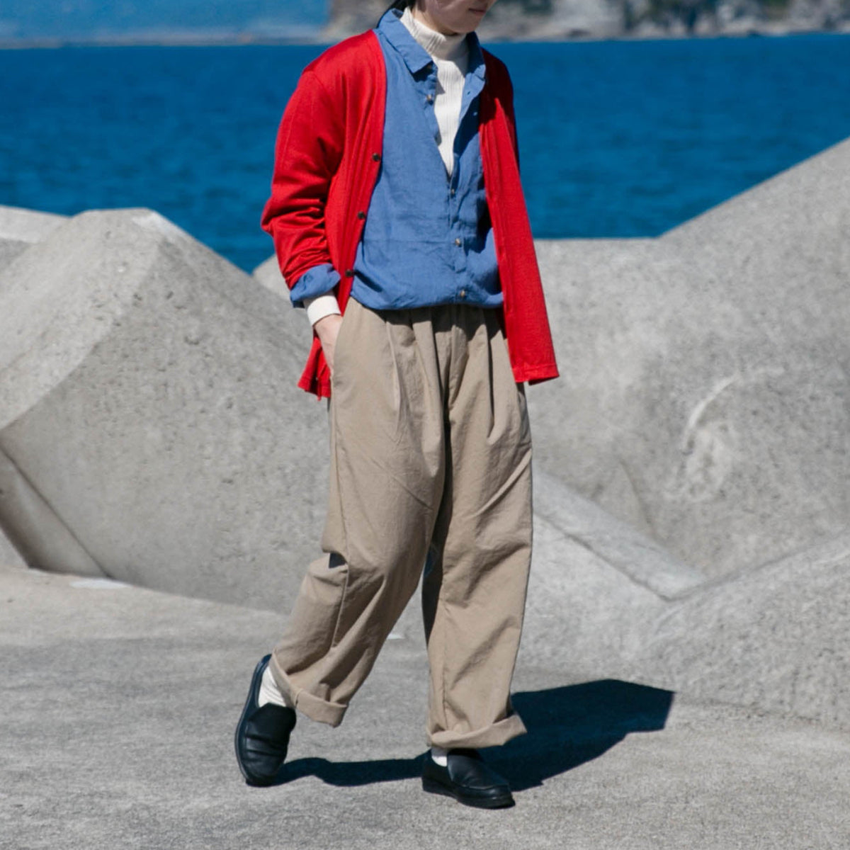 Merino wool<br> V-neck cardigan<br> No.2624