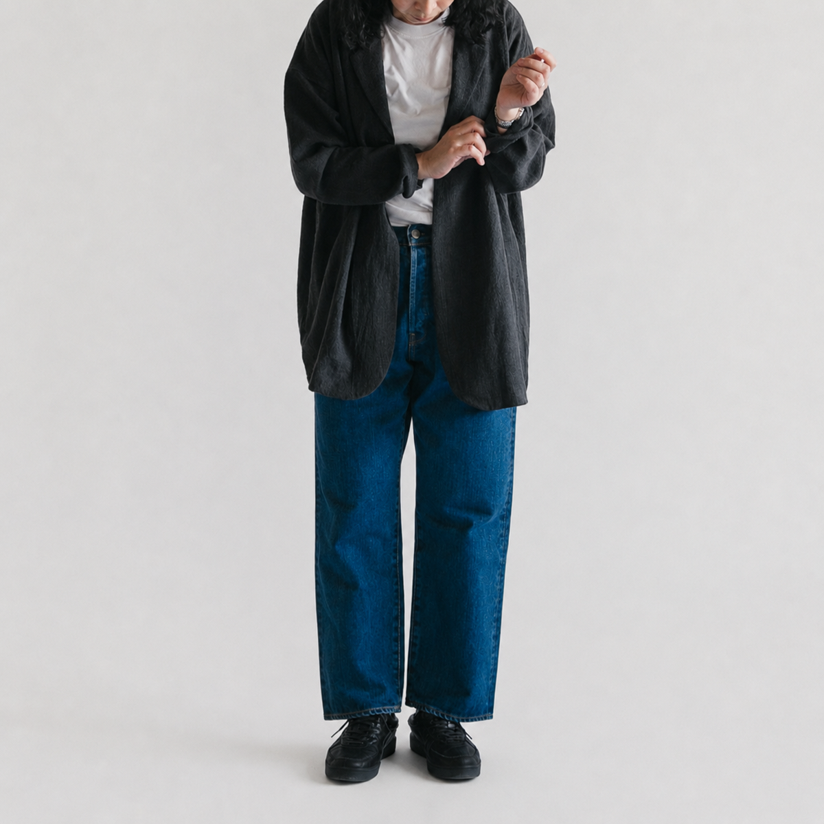 Round cardigan<br>tailored collar<br>No.2671