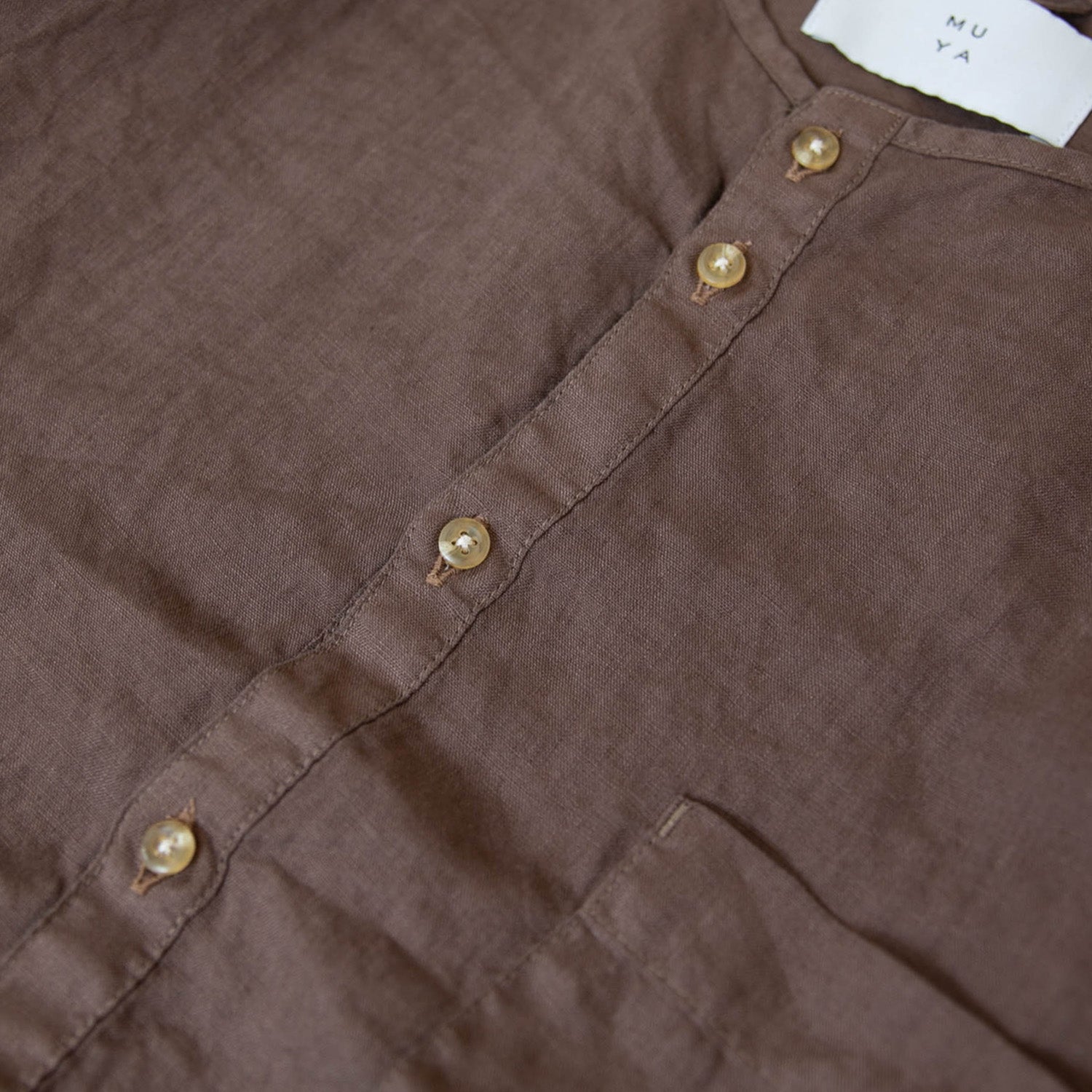 Linen nerd shirts<br>no collar<br>No.2653