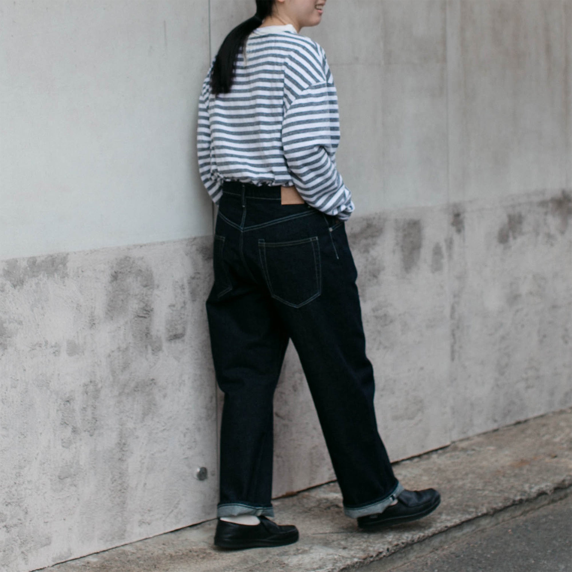 HATSKI<br>Wide Tapered Denim<br>HTK-Denim03