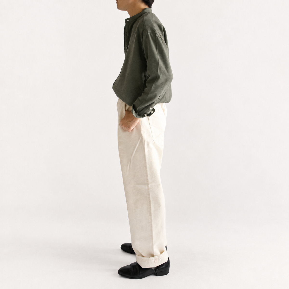 HATSKI<br>DENIM03 Wide Tapered Denim<br>-Ecru-