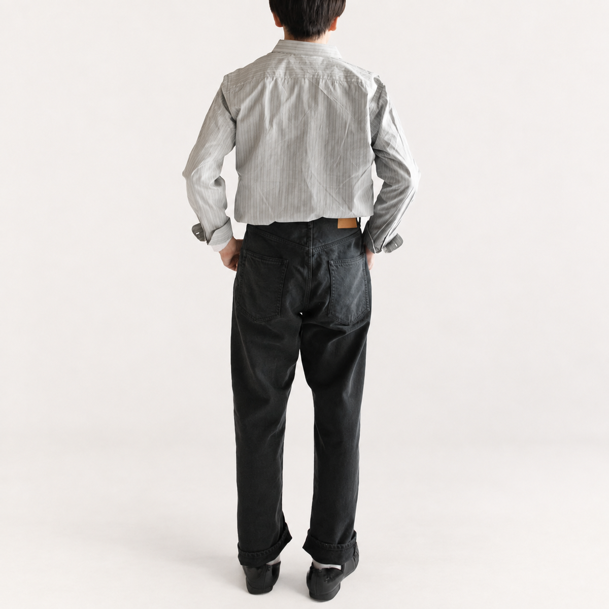 HATSKI<br> Wide Tapered Denim<br> HTK-22003