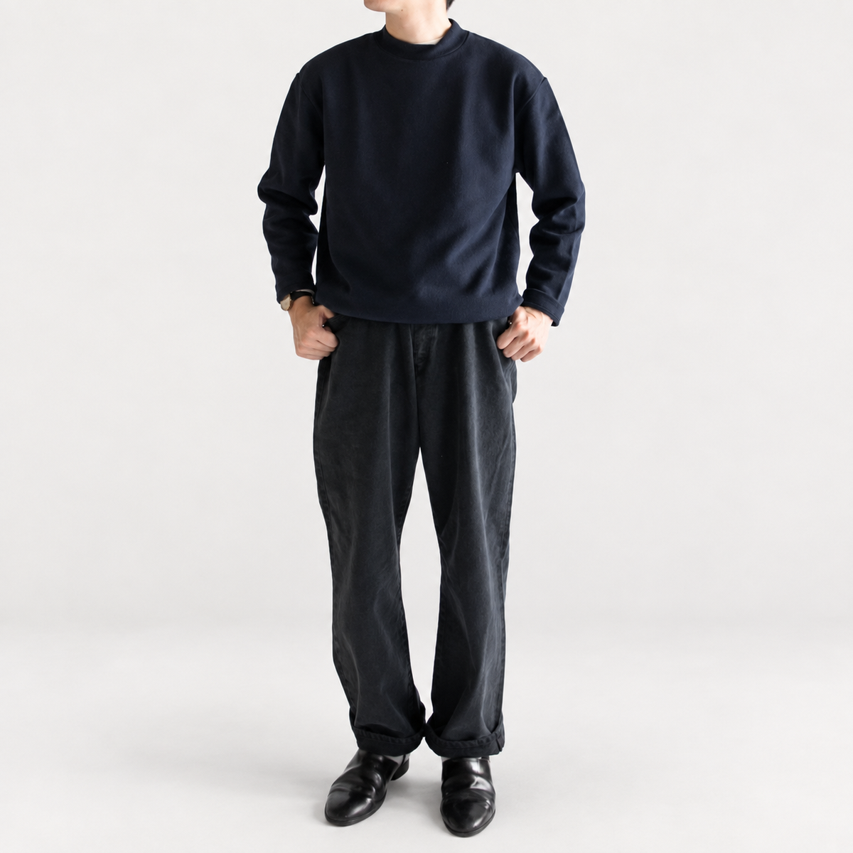 HATSKI<br> Wide Tapered Denim<br> HTK-22003