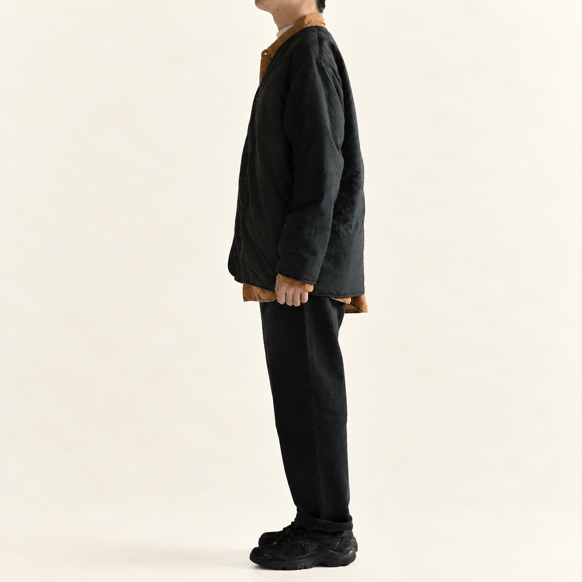 RINEN<br>ナイロンタフタ<br>(中綿ボンディング)<br>ポータブルカーディガン<br>No.R27709