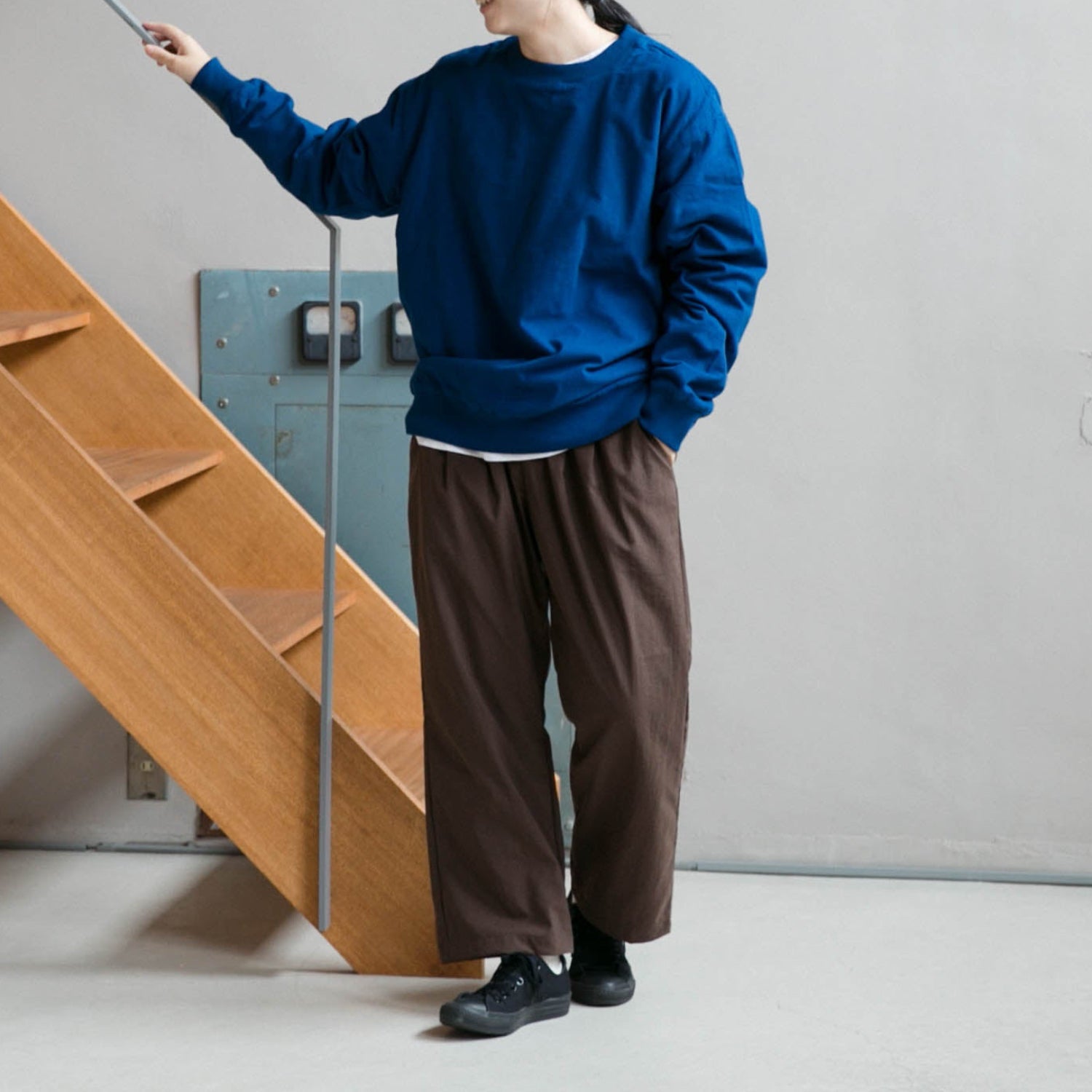 Nylon relax pants<br> No.2425