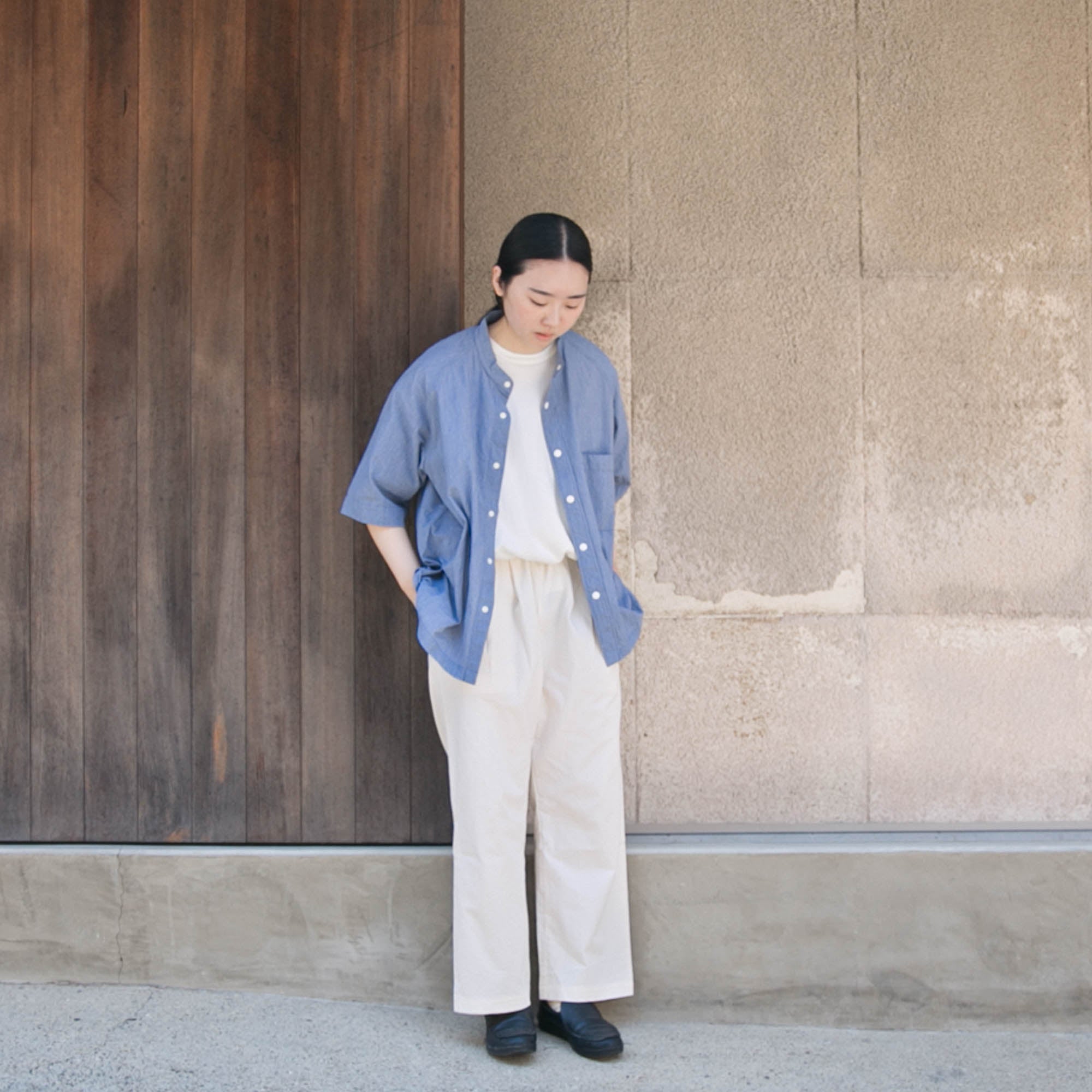 RINEN<br> 2/15 Wool Jersey Knit (Wholegarment) Crew Neck<br> No.R17681