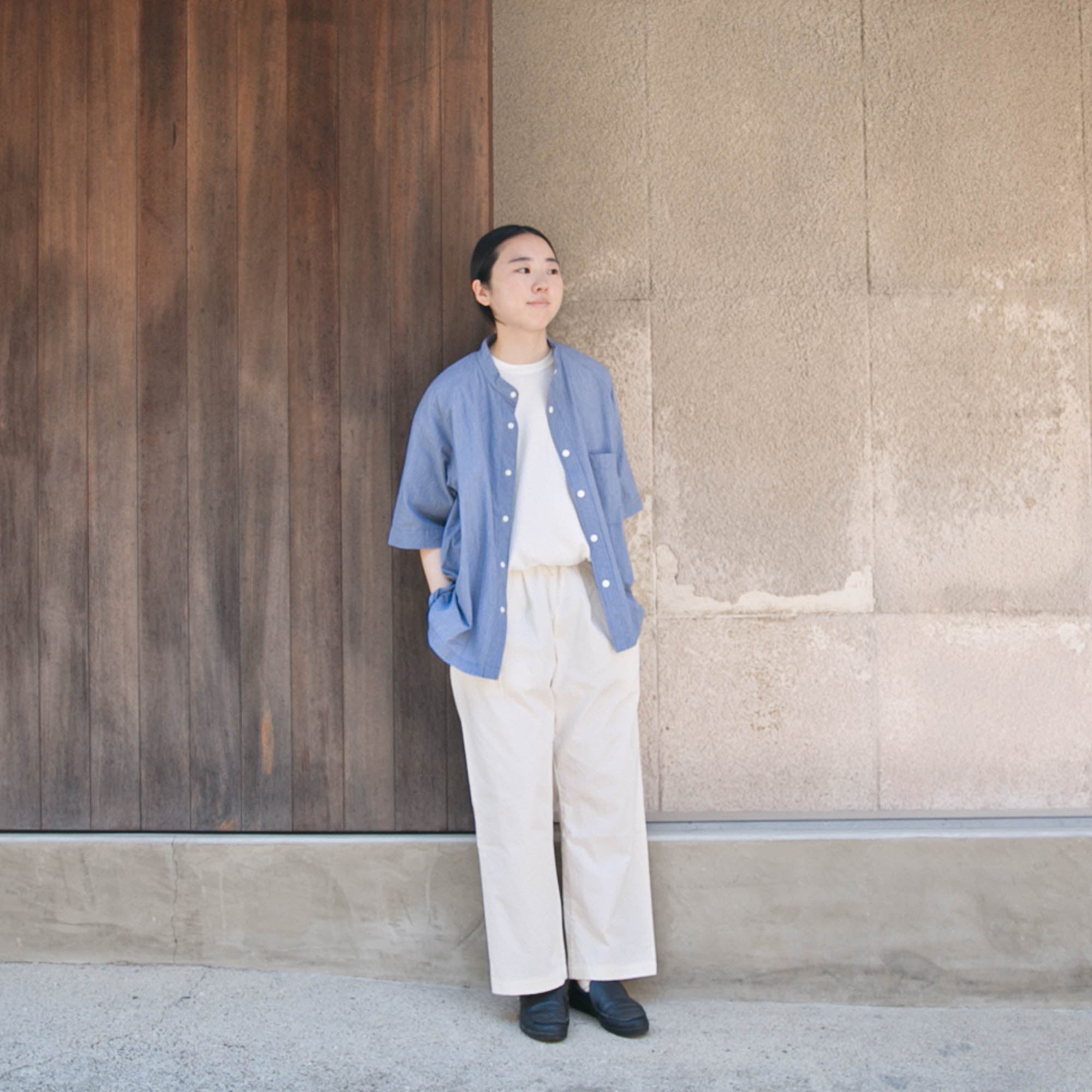 RINEN<br> 2/15 Wool Jersey Knit (Wholegarment) Crew Neck<br> No.R17681