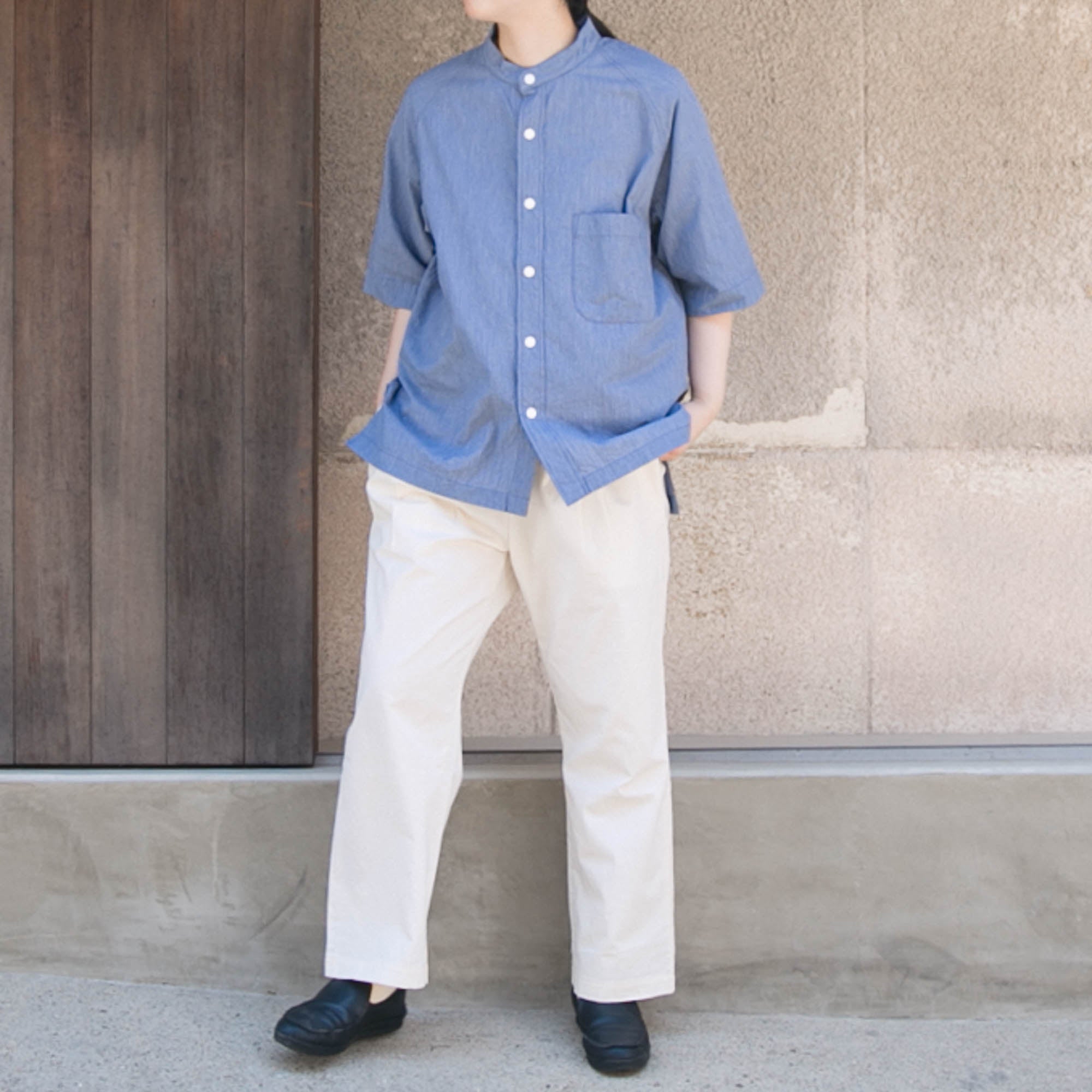 RINEN<br> 2/15 Wool Jersey Knit (Wholegarment) Crew Neck<br> No.R17681