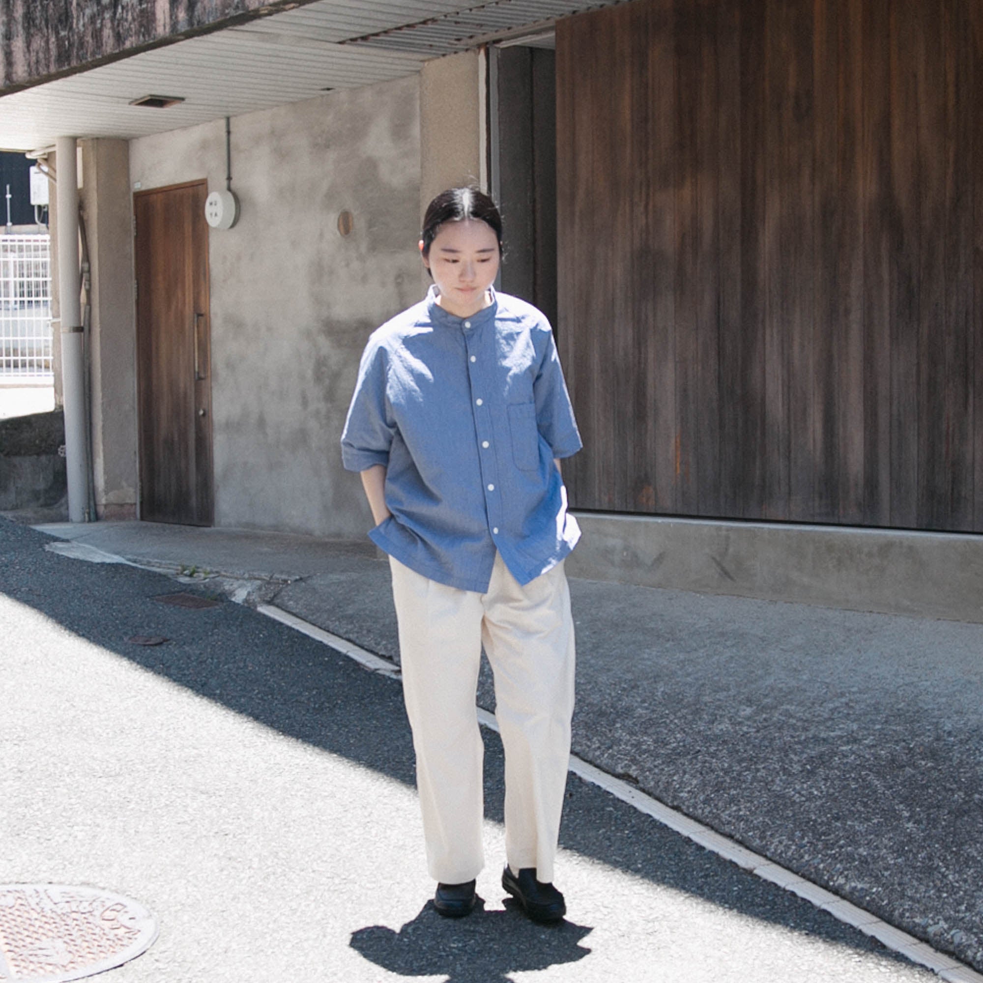 RINEN<br> 2/15 Wool Jersey Knit (Wholegarment) Crew Neck<br> No.R17681