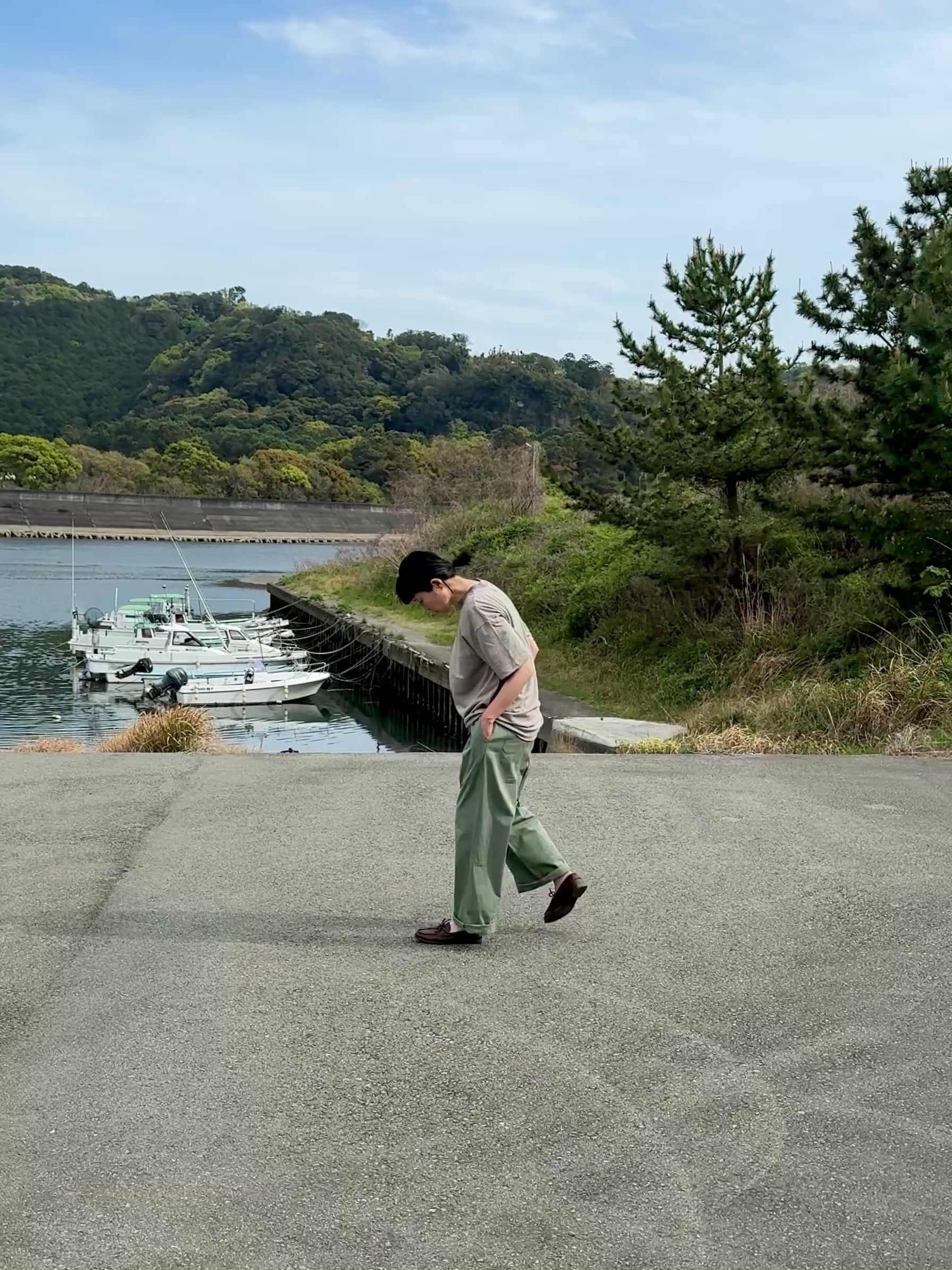 Relax semiwide pants No.2561